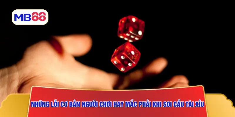 Những lỗi cơ bản người chơi hay mắc phải khi soi cầu tài xỉu